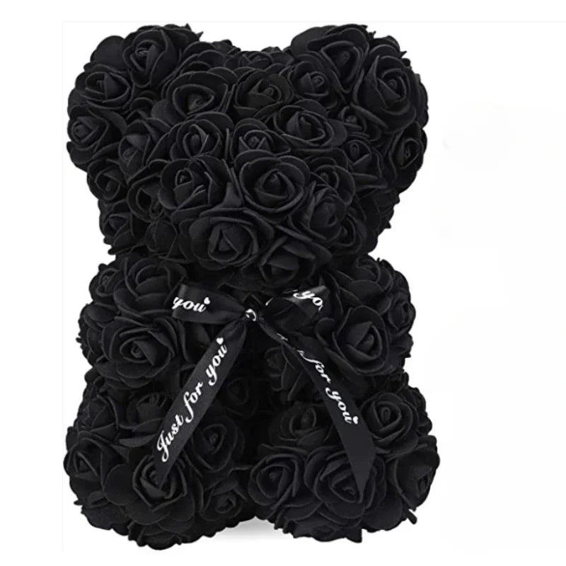 Eternal Rose Teddy Bear Gift