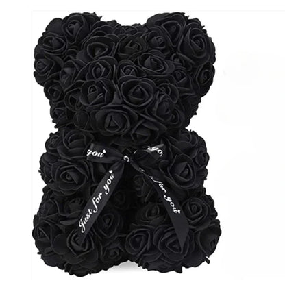 Handcrafted Eternal Rose Bear